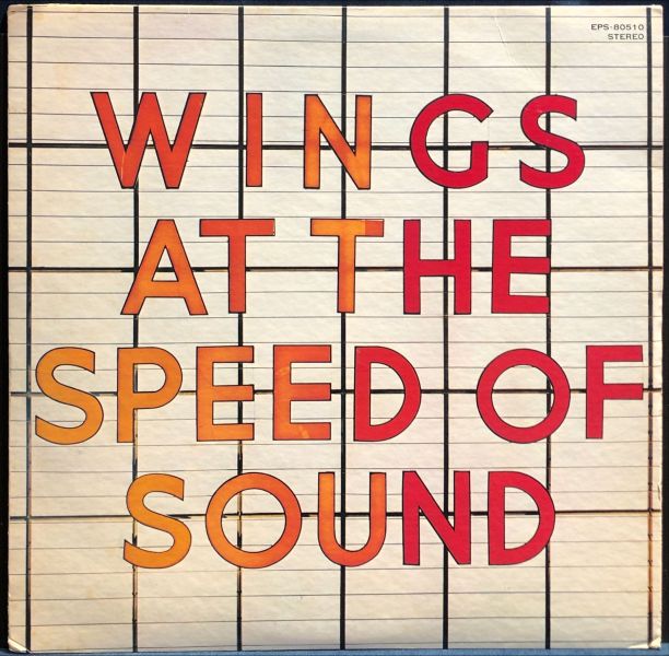 Wings - Wings at the Speed of Sound 二手老膠1LP 
