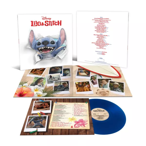星際寶貝：史迪奇 Lilo & Stitch 電影原聲帶 藍色彩膠1LP 