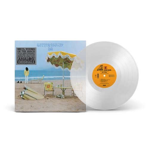 Neil Young - On The Beach 50周年紀念版 限量透明膠1LP Neil Young 黑膠、On The Beach 黑膠、Neil Young On The Beach 黑膠、On The Beach 50周年 黑膠