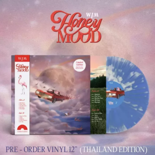 WiM - HONEYMOOD (Thailand Edition) 藍白噴濺膠1LP WIM HONEYMOOD 藍白噴濺膠, HONEYMOOD Thailand Edition 藍白膠1LP, WIM HONEYMOOD 黑膠, WIM 黑膠, HONEYMOOD LP, 泰國 indie pop 黑膠