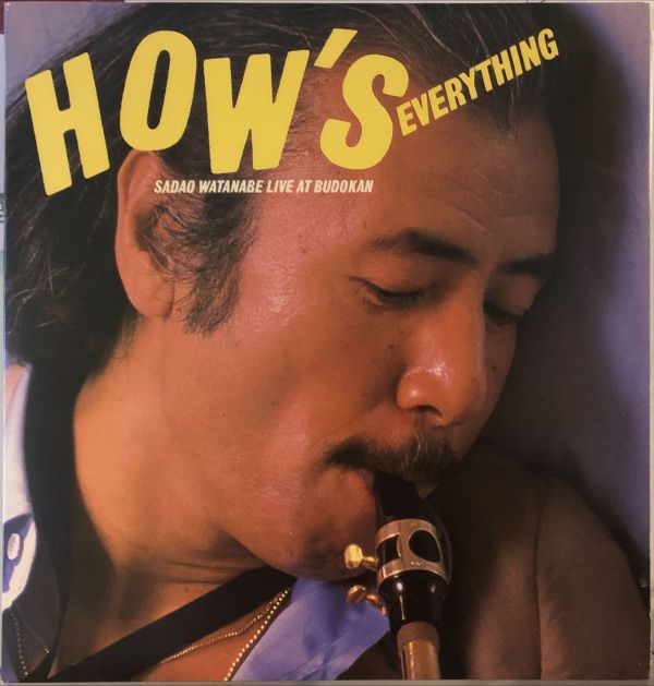 渡邊貞夫 - Live At Budokan / How's Everything  二手老膠1LP 
