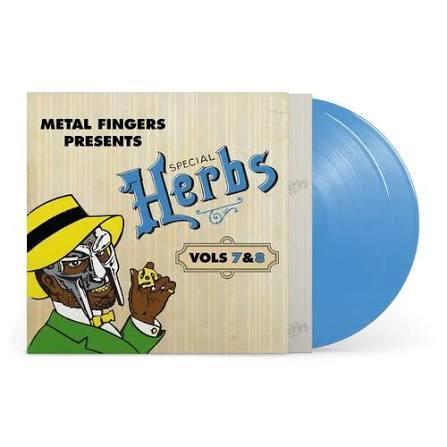 MF DOOM 'Metal Fingers Presents: Special Herbs Vol. 7 & 8 天空藍彩膠 2LP 