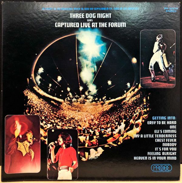 Three Dog Night - Captured Live at the Forum 二手老膠1LP 