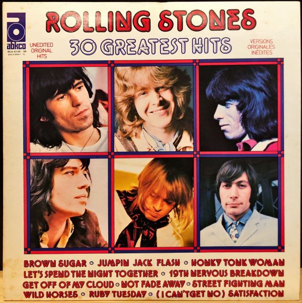 The Rolling Stones - 30 Greatest Hits 二手老膠2LP 