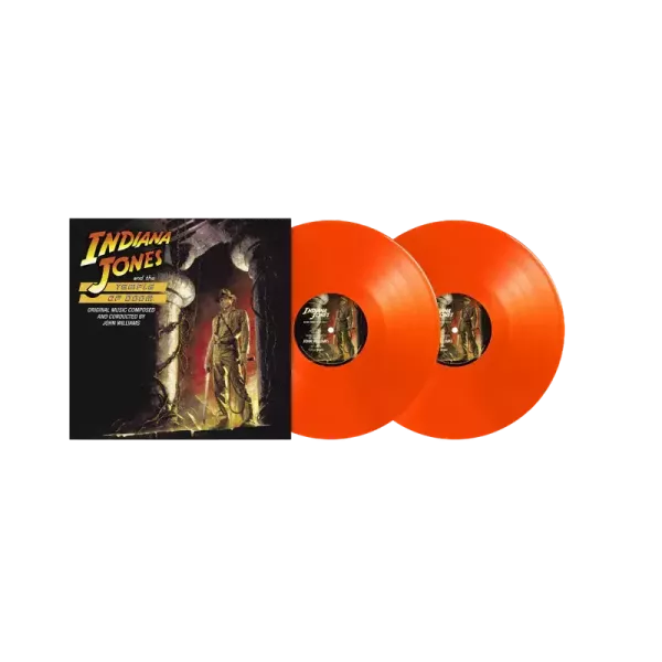 John Williams - 印第安納瓊斯 魔宮傳奇 Indiana Jones and the Temple of Doom 橘膠2LP Indiana Jones Temple of Doom 黑膠, 印第安納瓊斯 魔宮傳奇 OST 黑膠, John Williams Temple of Doom 黑膠, 魔宮傳奇 橘膠2LP, Indiana Jones OST LP, 電影配樂 黑膠