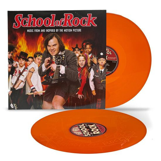 搖滾教室 School of Rock 電影原聲帶 橘色彩膠2LP 