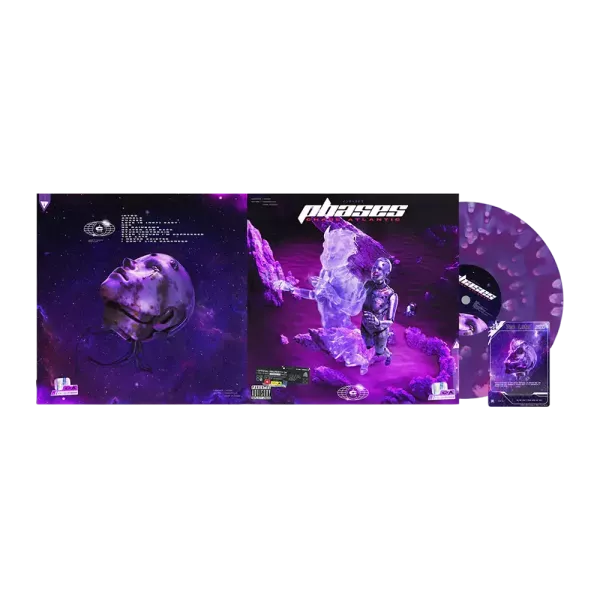 Chase Atlantic - PHASES 紫噴濺膠1LP + Trading Card 