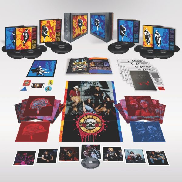 GUNS N' ROSES 槍與玫瑰 - USE YOUR ILLUSION I & II 豪華12LP+1BD精裝BOXSET 