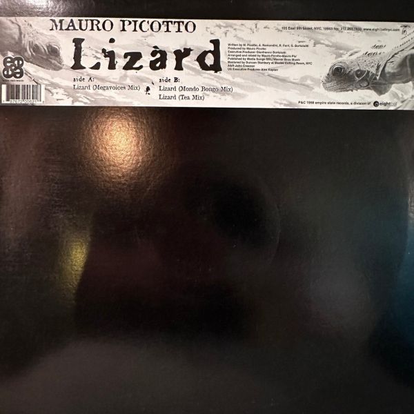 Mauro Picotto – Lizard 二手老膠1LP 