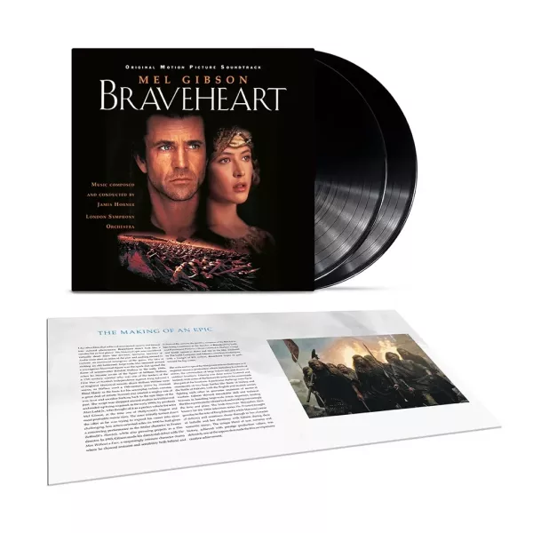 James Horner - 梅爾吉勃遜之英雄本色 Braveheart 三十週年紀念版 黑膠2LP 