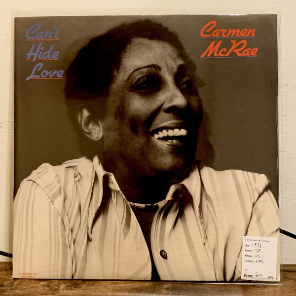 Carmen McRae – Can't Hide Love二手老膠1LP 