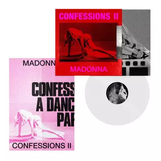 Madonna - Confessions II 特殊封面白膠1LP Madonna Confessions II 紅膠, Confessions II 黑膠1LP, Madonna 黑膠, Confessions II LP, Madonna LP 黑膠, 電子舞曲 黑膠