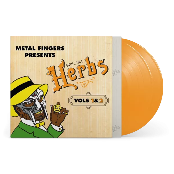 MF DOOM 'Metal Fingers Presents: Special Herbs Vol. 1 & 2' 芥末黃彩膠 2LP) 