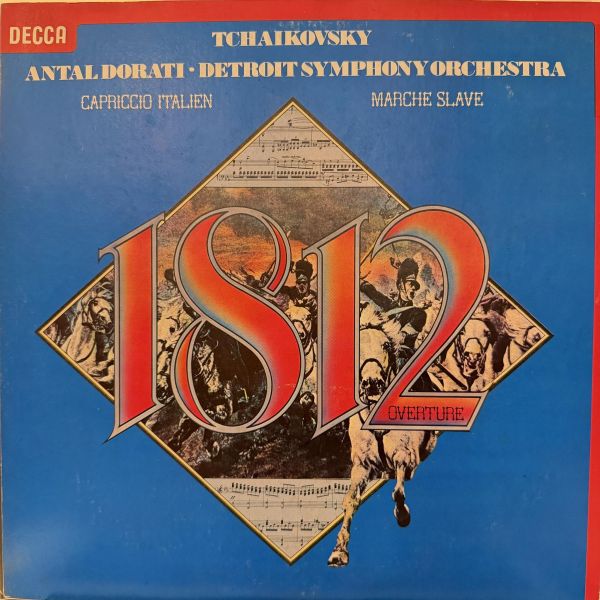Tchaikovsky, Antal Dorati ∙ Detroit Symphony Orchestra - 1812 Overture / Capriccio Italien / Marche Slave｜二手老膠1LP 