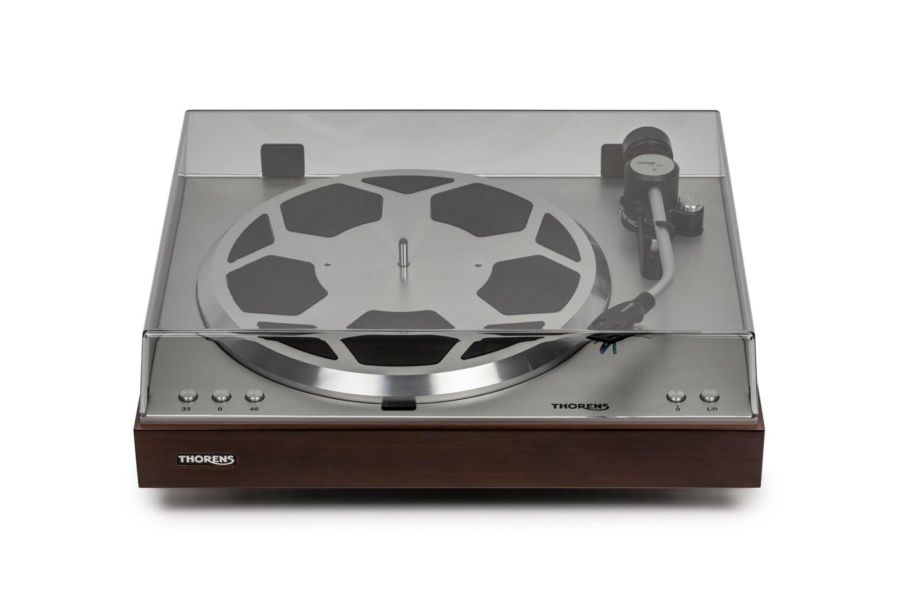 德國 THORENS TD 404 DD 高階直驅黑膠唱盤｜TP 160 唱臂・電子升降・XLR 平衡輸出 