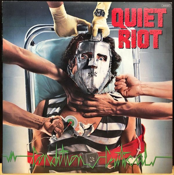 Quiet Riot - Condition Critical 二手老膠1LP 
