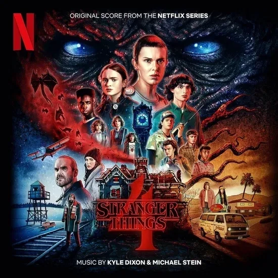 Kyle Dixon & Michael Stein - 怪奇物語第四季原聲帶 Stranger Things 4 Vol.1 彩膠2LP 