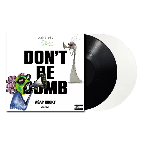 A$AP Rocky - Don’t Be Dumb 黑白彩膠2LP 