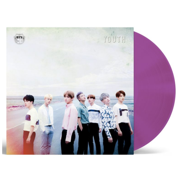 BTS 防彈少年團 - YOUTH 限量透明紫色彩膠1LP 