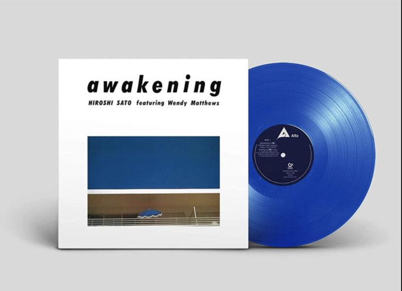 佐藤博 Hiroshi Sato Featuring Wendy Matthews – Awakening 藍色彩膠1LP 