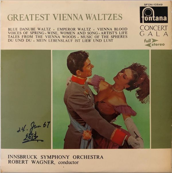 Robert Wagner / Innsbruck Symphony Orchestra - Greatest Vienna Waltzes  二手老膠1LP 
