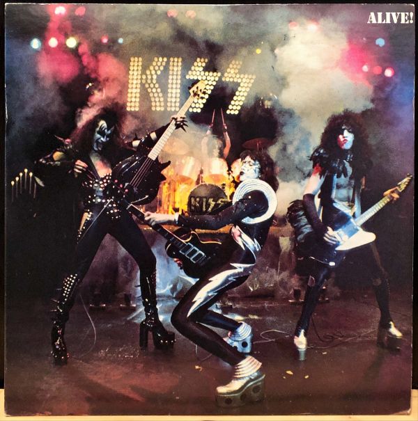 Kiss - Alive! 二手老膠2LP 