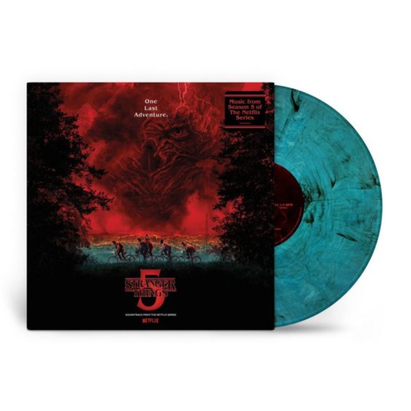 怪奇物語 Stranger Things 5 原聲帶 海藍煙霧彩膠1LP 