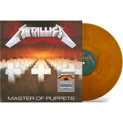 Metallica - Master of Puppets 橘膠1LP 