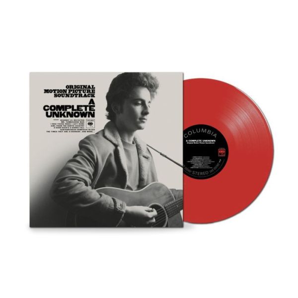 TIMOTHÉE CHALAMET - 巴布狄倫：搖滾詩人 (A COMPLETE UNKNOWN) 紅色彩膠1LP 