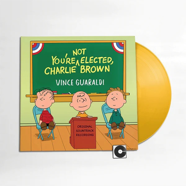 Vince Guaraldi - You're Not Elected, Charlie Brown 黃色彩膠1LP 