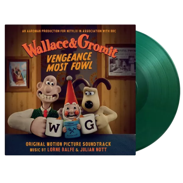 酷狗寶貝之復仇企鵝 Wallace & Gromit: Vengeance Most Fowl 原聲帶 限量綠膠1LP 
