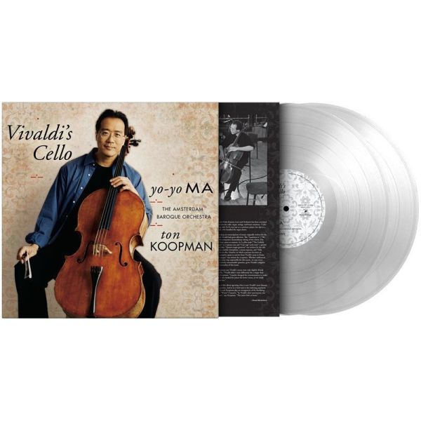 馬友友 Yo-Yo Ma - Vivaldi’s Cello 透明彩膠2LP 
