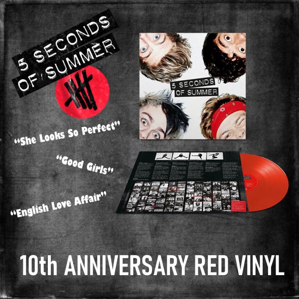 5 Seconds Of Summer 到暑五秒 - 5 Seconds Of Summer 同名專輯 10周年紀念彩膠1LP 