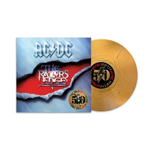 AC/DC - THE RAZORS EDGE 出道50週年紀念 限量金色彩膠1LP 