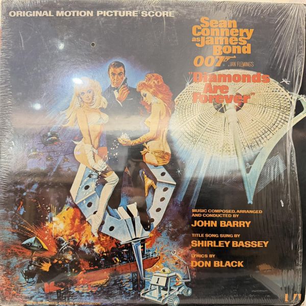 John Barry - Diamonds Are Forever (Original Motion Picture Score)｜二手老膠1LP John Barry 黑膠、Diamonds Are Forever 黑膠、007 金剛鑽 黑膠、John Barry Diamonds Are Forever 黑膠