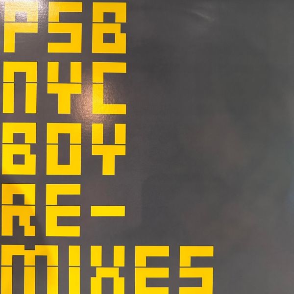 PSB – NYC Boy (Re-mixes) 二手老膠1LP 