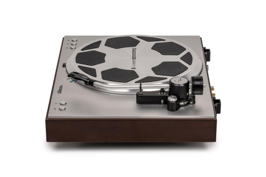 德國 THORENS TD 404 DD 高階直驅黑膠唱盤｜TP 160 唱臂・電子升降・XLR 平衡輸出 