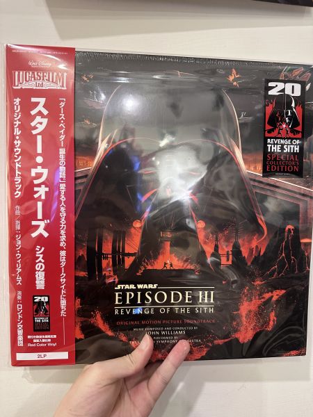 John Williams - 星際大戰:西斯大帝的復仇 Star Wars: Episode III - Revenge Of The Sith 日版限量紅膠2LP 