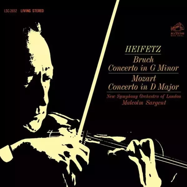 海飛茲 Jascha Heifetz - 布魯赫 Bruch G 小調第一號小提琴協奏曲／莫札特 Mozart D 大調第四號小提琴協奏曲 發燒全類比45轉黑膠2LP (Analogue Production) Jascha Heifetz Bruch Violin Concerto 黑膠, Heifetz Mozart Violin Concerto No 4 黑膠, Bruch Violin Concerto No 1 黑膠, Analogue Productions 黑膠, 海飛茲 黑膠, 古典發燒黑膠