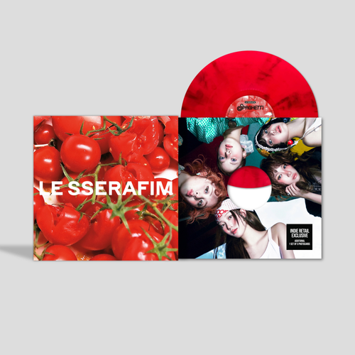 LE SSERAFIM - SPAGHETTI Tomato 紅膠1LP (indie exclusive) 