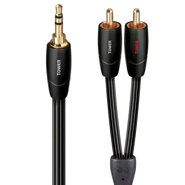 AudioQuest Tower 訊號線｜3.5mm轉RCA類比音源線 AudioQuest Tower,AQ Tower,Tower訊號線,Tower 3.5mm,Tower RCA,3.5mm轉RCA,AudioQuest訊號線,Tower音源線