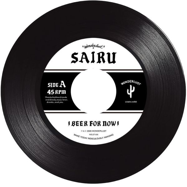 SAIRU - BEER FOR NOW 7吋黑膠1EP SAIRU, BEER FOR NOW, SAIRU 黑膠, RSD 2026, Record Store Day, 7吋黑膠, 日本樂團, Jazz Funk, Soul, 日本音樂黑膠, 限量黑膠EP