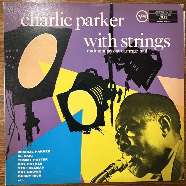 Charlie Parker With Strings – Midnight Jazz At Carnegie Hall | 二手老膠1LP 