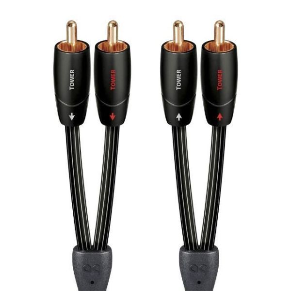AudioQuest Tower RCA-RCA 訊號線｜LGC 長結晶銅・鍍金 RCA 端子 AudioQuest Tower,Tower RCA訊號線,AudioQuest RCA線,LGC長結晶銅,RCA音響訊號線,Tower訊號線,類比音源線