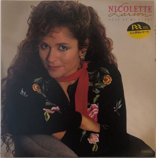 Nicolette Larson - Rose of My Heart  二手老膠1LP 