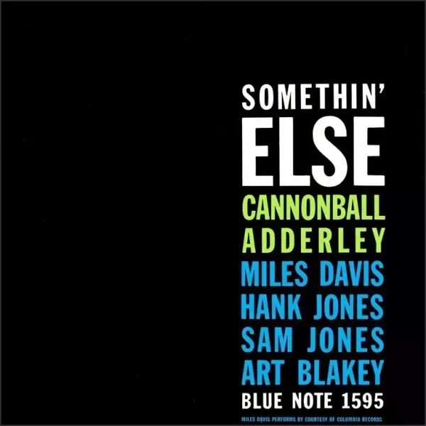 Cannonball Adderley - Somethin' Else 全類比黑膠1LP (180 Gram, Blue Note Classic Series) Cannonball Adderley 黑膠,Somethin' Else 黑膠,Cannonball Adderley Somethin' Else 黑膠