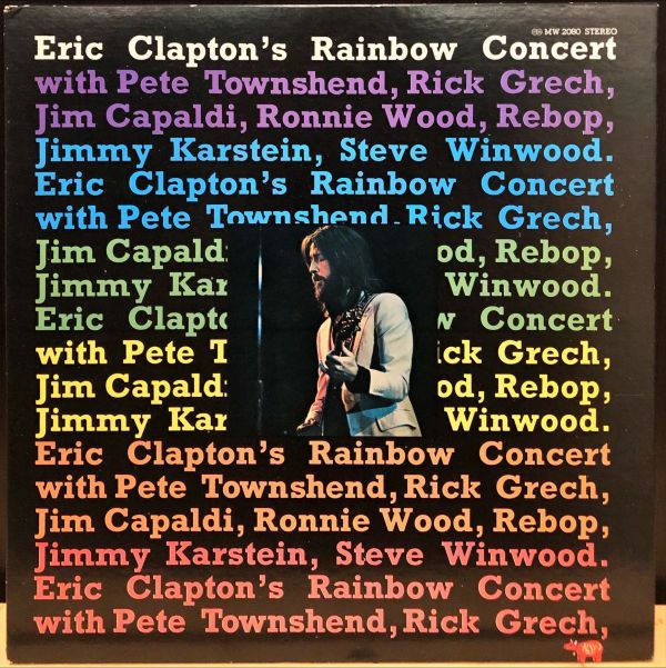 Eric Clapton - Eric Clapton's Rainbow Concert 二手老膠1LP 