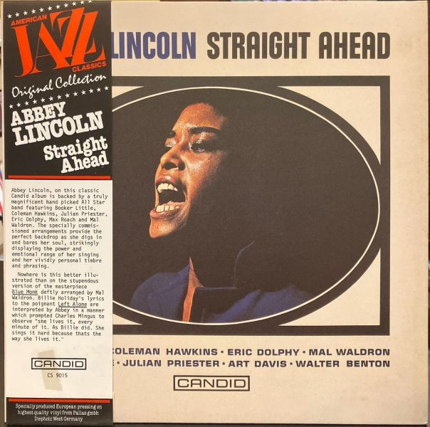 Abbey Lincoln - Straight Ahead 二手老膠1LP 