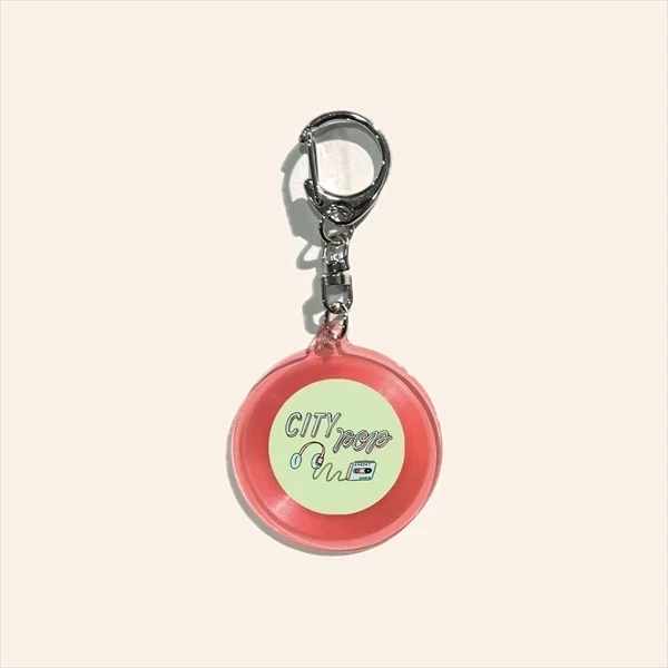 diskunion X The Music OMIYAGE 音樂鑰匙圈 City-Pop 款 