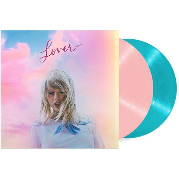 泰勒絲Taylor Swift - Lover (Pink & Blue Vinyl) 彩膠2LP Taylor Swift, Taylor Swift黑膠唱片, Taylor Swift黑膠專輯,Taylor Swift全新黑膠唱片, Taylor Swift全新黑膠專輯